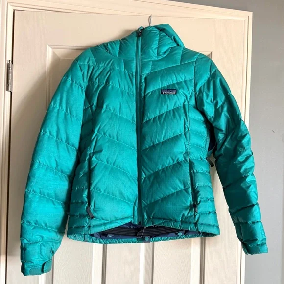 Patagonia Teal Puffer Jacket - Picture 3 of 6